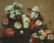 Henri Fantin-Latour Still Life with Flowers  2 oil on canvas